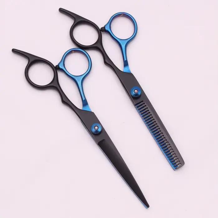 Ciseaux à cheveux professionnels de 6.0 pouces, ciseaux de coupe amincissants, ensemble de coupe de 