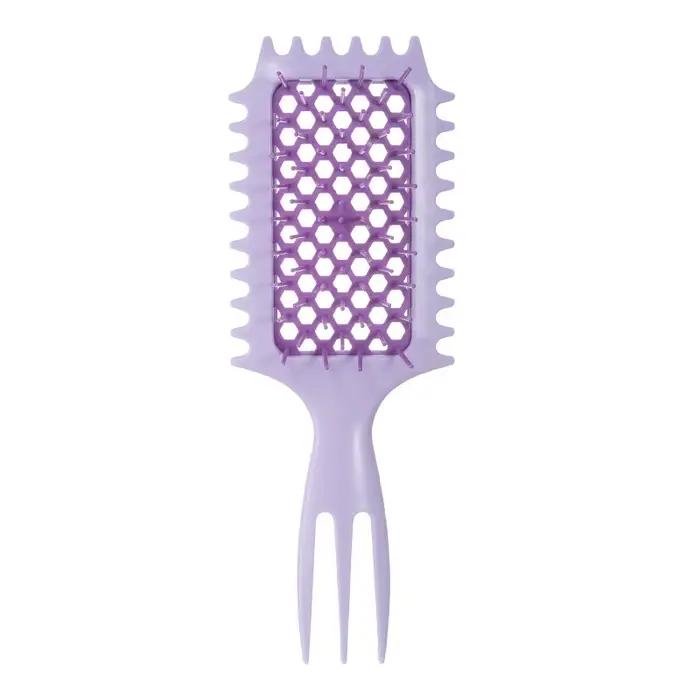 Brosse Définition Boucles, Peigne Démêlant Ventilé pour Cheveux Bouclés Humides ou Secs, Brosse Démê