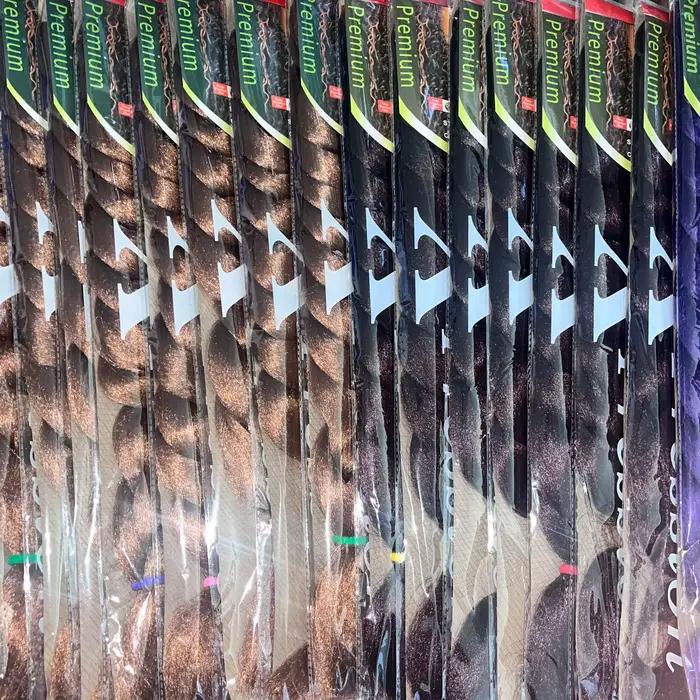 Cheveux synthétiques pour tresses jumbo Kanekalon de 82 pouces de long, extensions de cheveux pour t