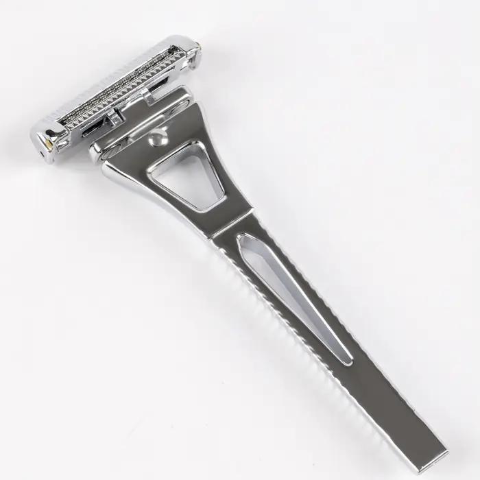 Rasoir manuel Chaoke à 4 lames, rasoir à raser tout en métal pour hommes, rasoir à barbe vintage