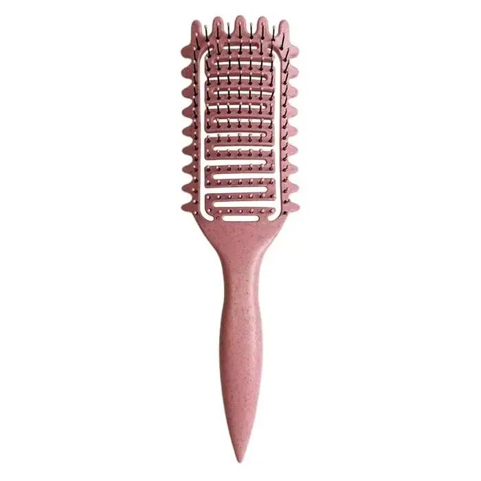Brosse Coiffante Définition de Boucles, Démêlante à Picots Creux pour Cheveux Bouclés Humides, Peign