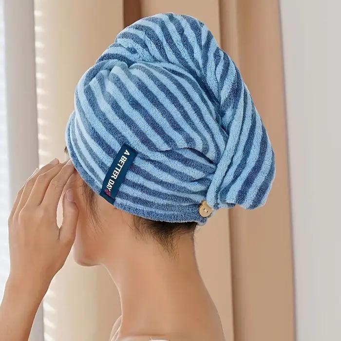 Serviette à séchage rapide pour cheveux, serviettes en microfibre anti-frisottis, serviettes à sécha