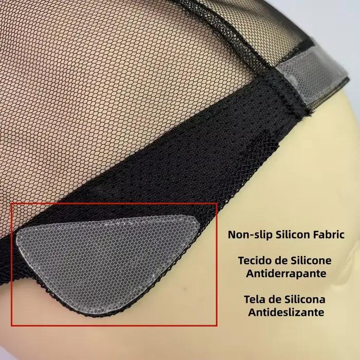 Tissu en silicone antidérapant 10 cm x 30 cm pour bases de perruques, fabrication de perruques, et r
