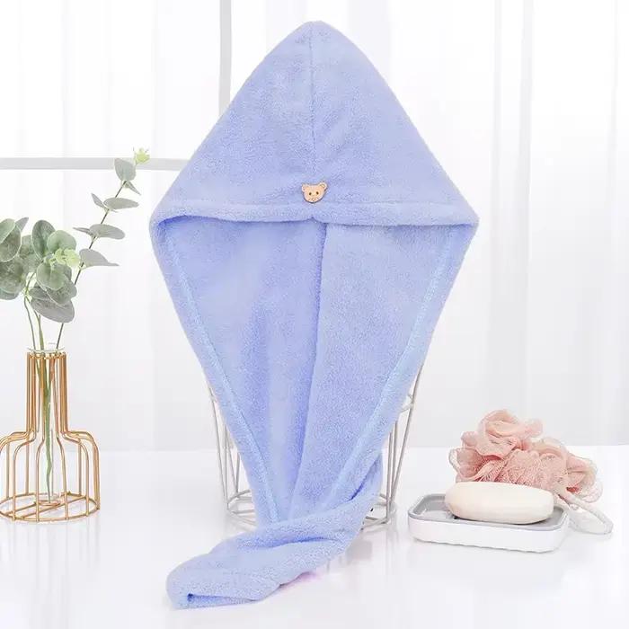 Serviette magique en microfibre pour cheveux, sèche-linge à séchage rapide, pour femmes, Absorption 