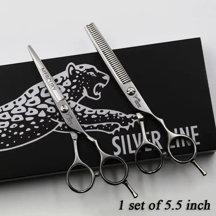 Ciseaux à cheveux professionnels 5/5,5/6/6,5 pouces – Kit de coiffure de haute qualité (ciseaux de c
