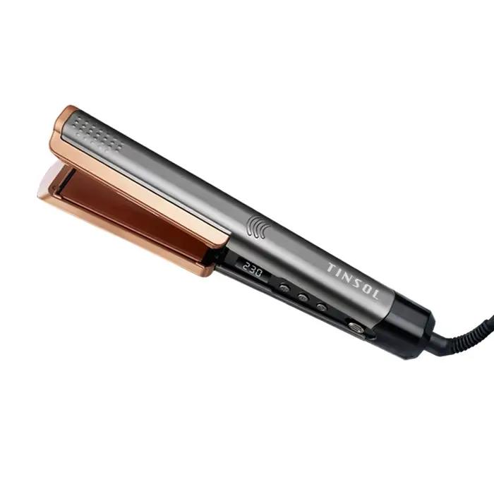 TINSOL – lisseur de cheveux professionnel 2 en 1, ioniseur de boucles avec écran large LCD, températ