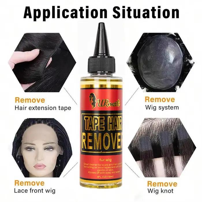 Dissolvant de Colle pour Perruques en Dentelle, Spray de Dissolvant pour Cheveux, Dissolvant de Rési
