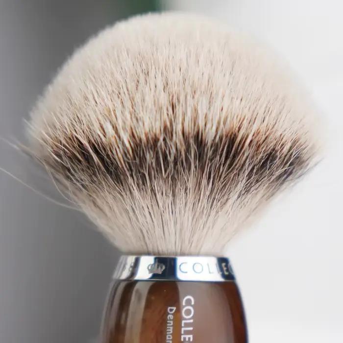 Titan-Brosse de barbier blaireau, blaireau, kit de rasage de cheveux