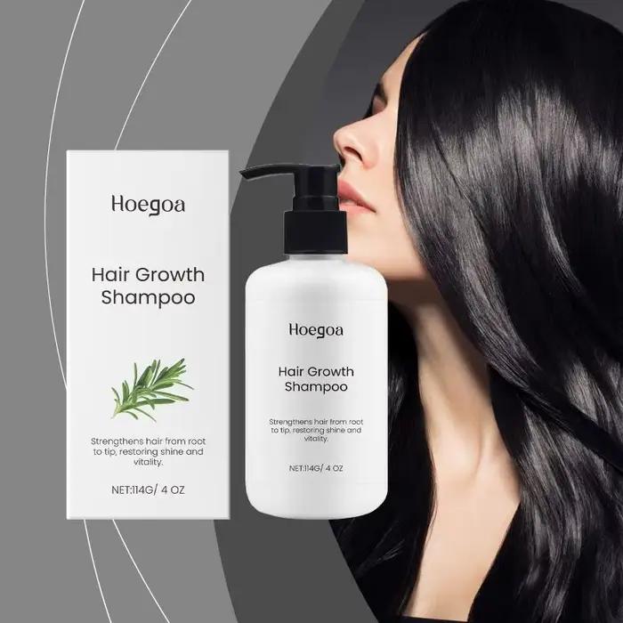 Shampooing au romarin anti-pelliculaire, régulateur de sébum, rafraîchissant, pour des cheveux volum