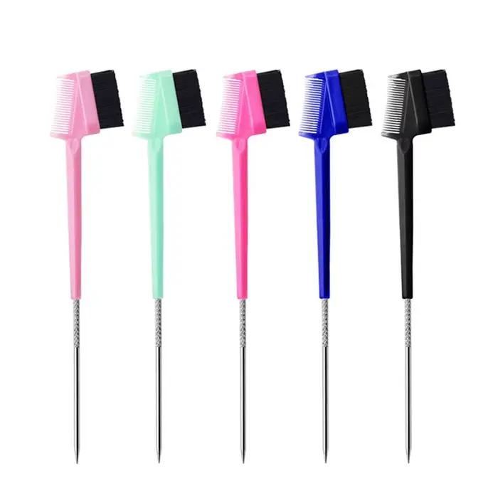 Peigne à bord double face, brosse à cheveux, accessoires professionnels de salon, outil de coiffure 