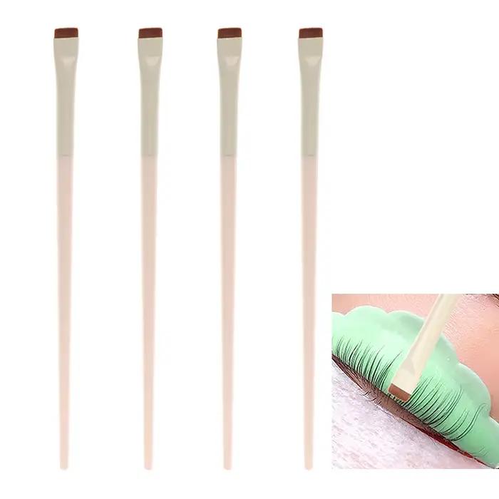 Brosse permanente à tête plate, 5 pièces, brosse de coiffure, stratification des cils, outil de sépa