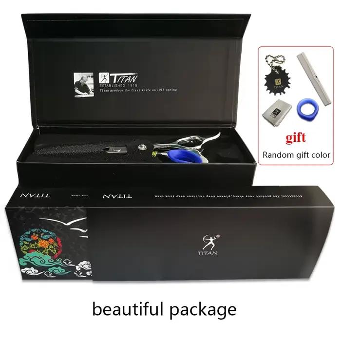 Titan 5.5/6/6.5/7.0 pouces coupe bien coiffure ciseaux de coiffeur professionnels pour cheveux