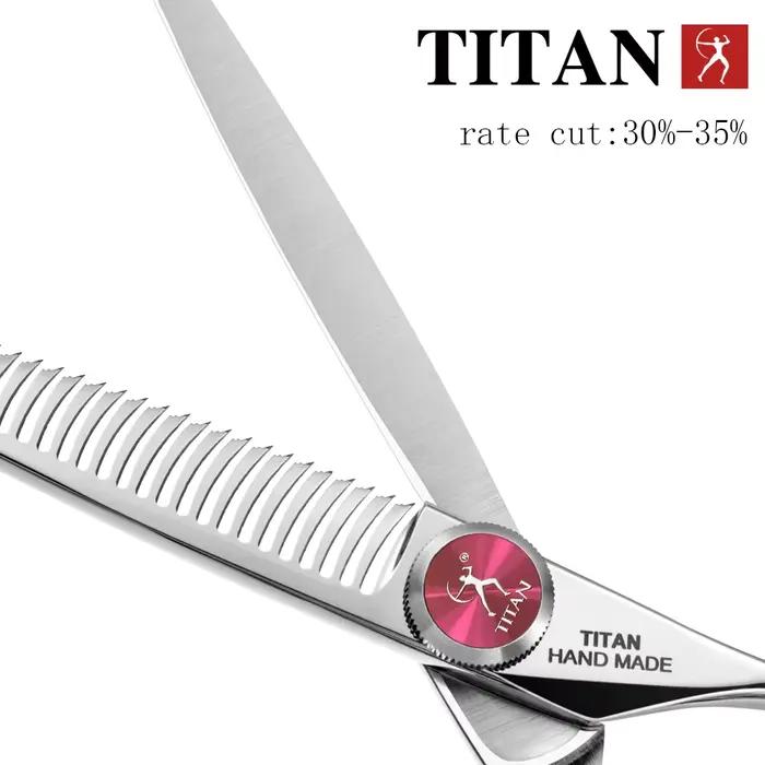 TITAN ciseaux de coiffeur professionnels ciseaux de coiffeur coupe de cheveux ensemble d'amincisseme