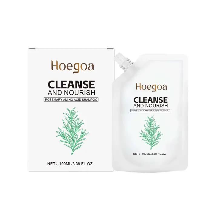 Shampoing pour cheveux au romarin, nettoyage en profondeur, nourrit les racines, épaississement, vol
