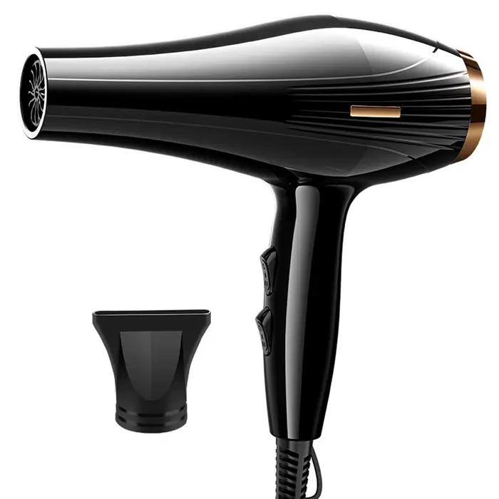 Sèche-cheveux professionnel 220V 2200W, puissant, avec brosse, pour coiffure, barbier, salon, outils