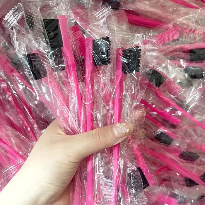 Brosses de contrôle des bords des cheveux Double face, multifonctions, pour un coiffage lisse, des s