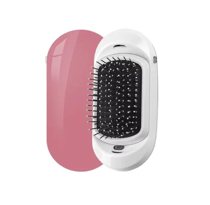 Brosse à cheveux ionique démêlante, Ions négatifs portables, Massage du cuir chevelu, accessoires de