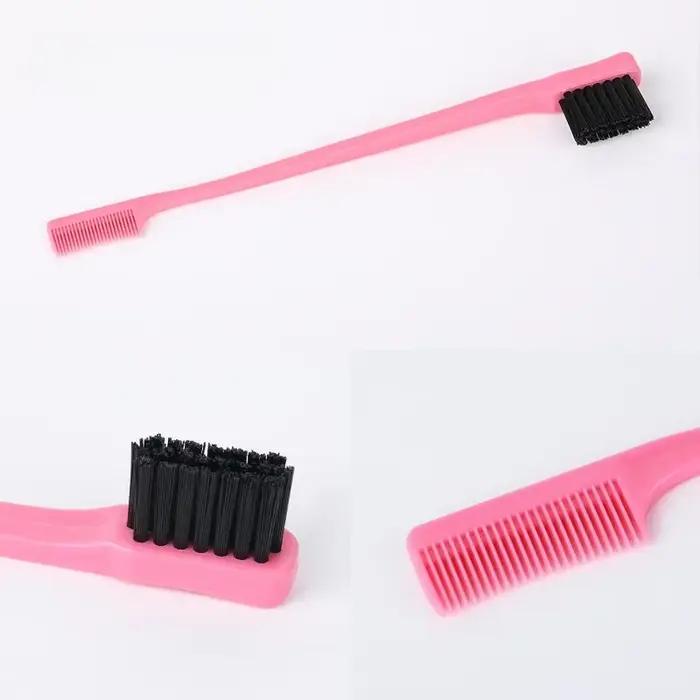Ensemble de peignes de coiffure, peigne à taquiner triple, peigne à queue de souris, outil de brossa