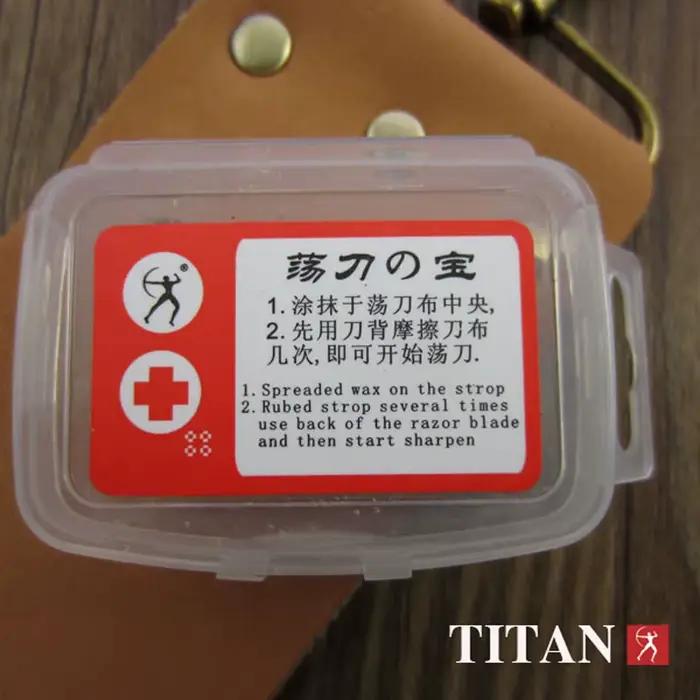 Titan – rasoir droit pour barbier, pour barbe, couteau de rasage pour hommes, sécurité