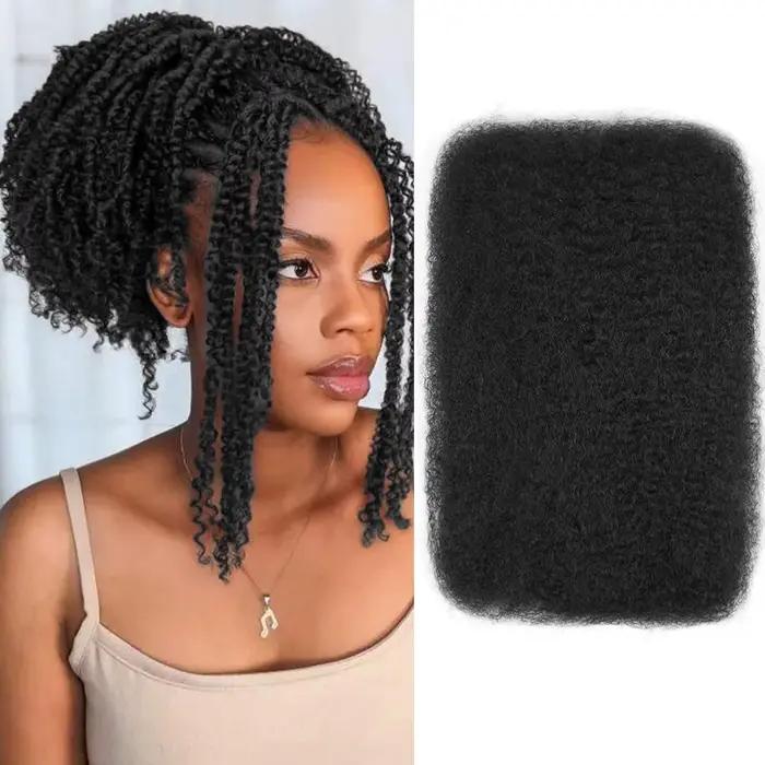 8 pouces 1 paquet 50g Afro crépus cheveux en vrac pour Extensions de dreadlocks réparation Locs Mini
