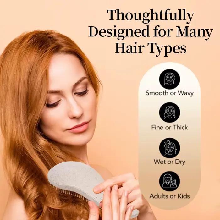 Peigne à cheveux magique démêlant en boîte, peigne de coiffure antistatique pour filles, peigne de M
