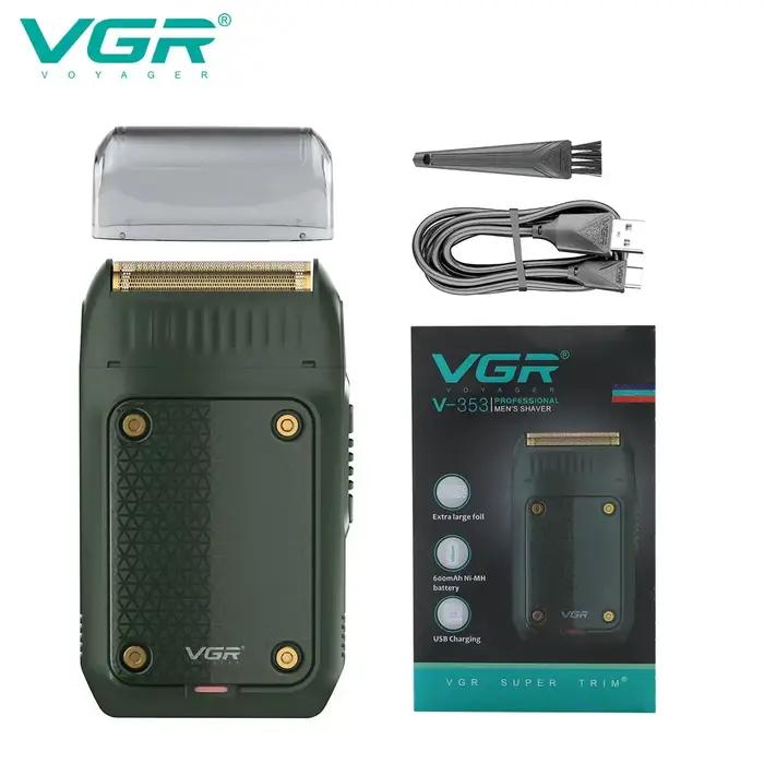 VgazV-353-Rasoir Professionnel Électrique Rasage Machine Portable Barbe Tondeuse Rechargeable Rasoir