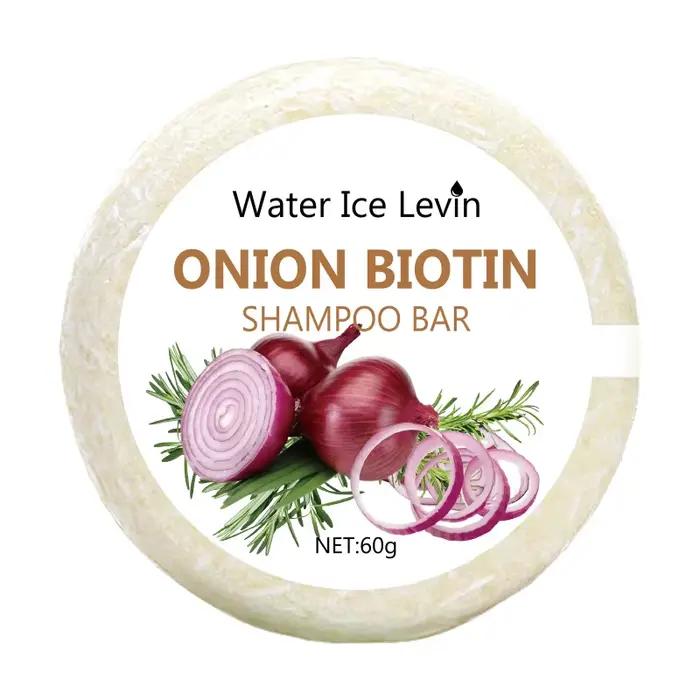 Barre de lavage capillaire à l'oignon et à la biotine - 60g, convient à tous les types de cheveux, h