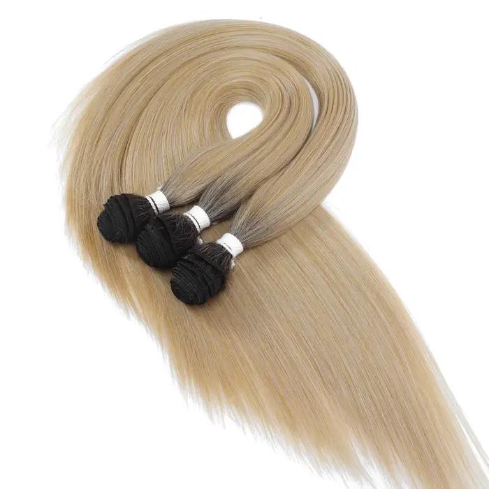 YunRong – tissage synthétique lisse Super Long, Extension capillaire, faux Yaki, tissage de cheveux 