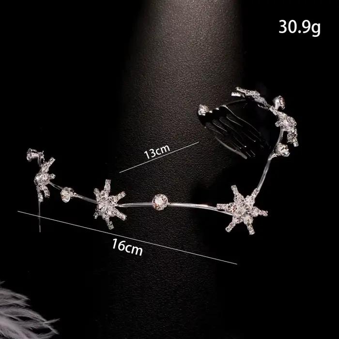 1 morceau d'accessoire pour cheveux Constellation Star adapté à toutes les saisons, style de fête, e