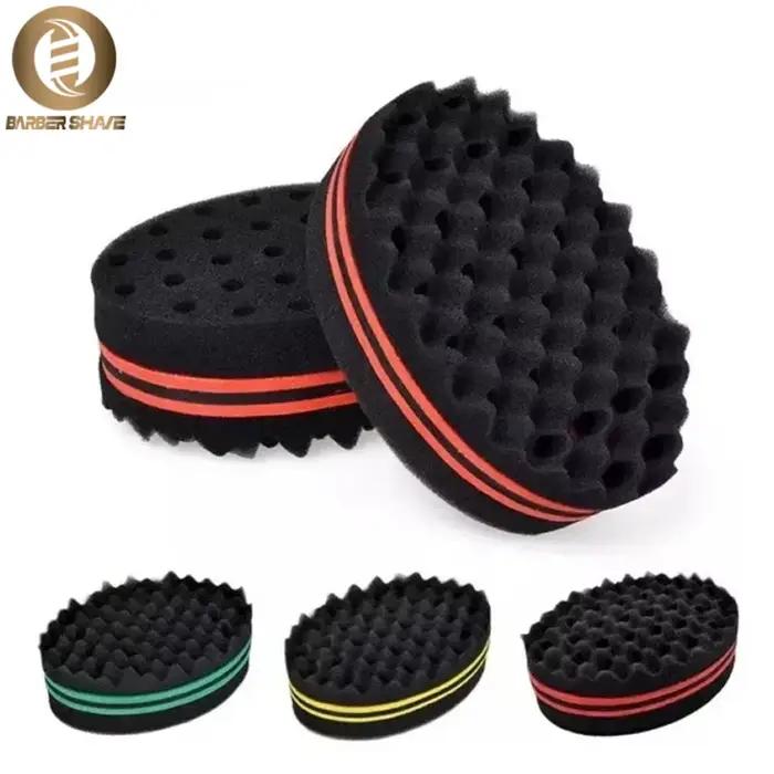 Brosse à cheveux torsadée magique double face, éponge nar, outil lavable, rouleau de vague, style de