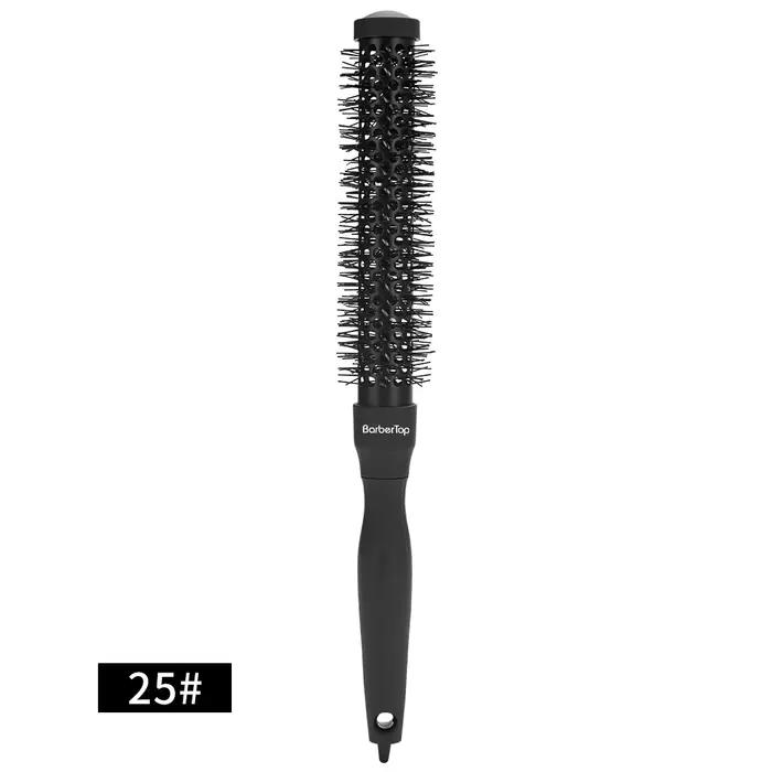 Brosse à cheveux ronde pour le séchage au sèche-cheveux, 4 tailles, légère, pour boucler, coiffer, v