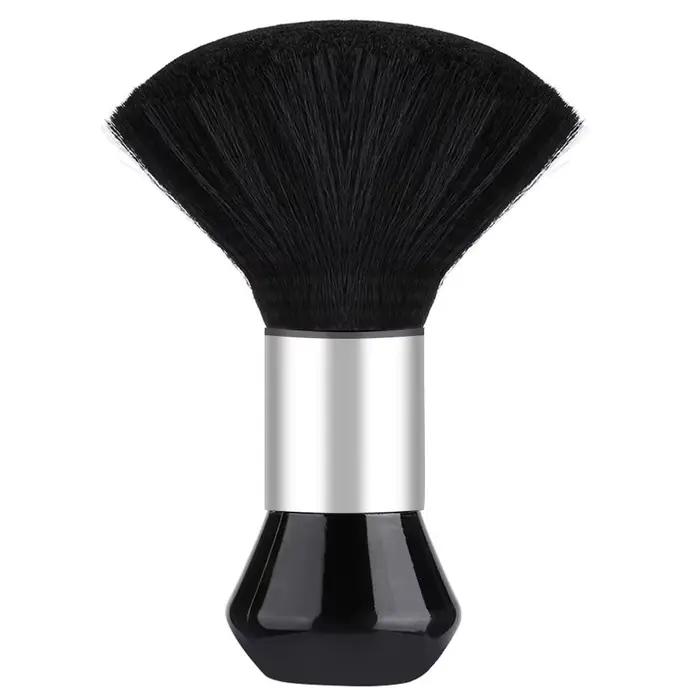 Noir coiffure balayage cou nettoyage des cheveux Duster brosse de coupe de cheveux pour salon de coi