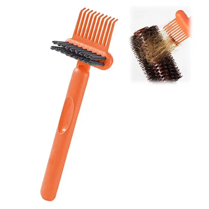 Outil de nettoyage de peigne à cheveux et de brosse à double Action, râteau de nettoyage de brosse à