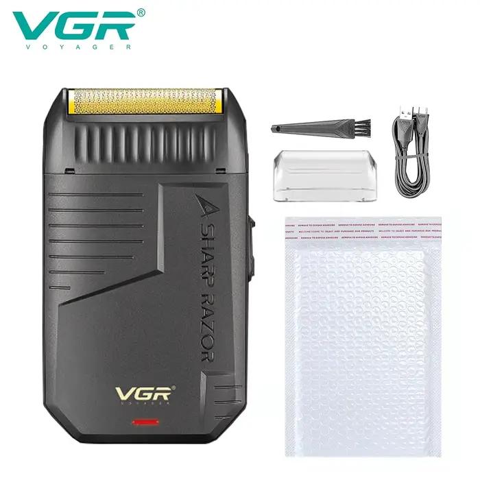 VGR Rasoir tondeuse homme professionnelle Rechargeable Rasoir Professionnel rasoir Tondeuse rasoir é