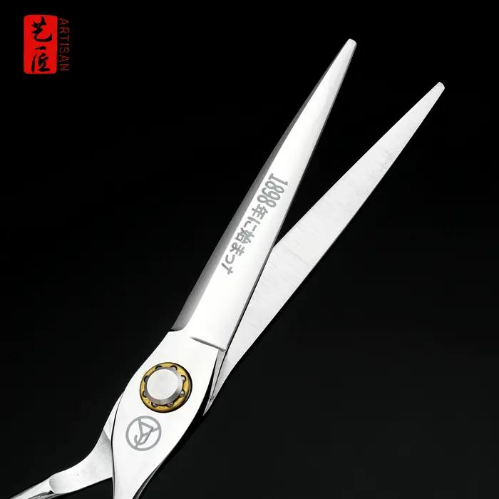 Ciseaux de coiffure professionnels en acier 40C - Fabrication de pointe, précision nano, roulements 