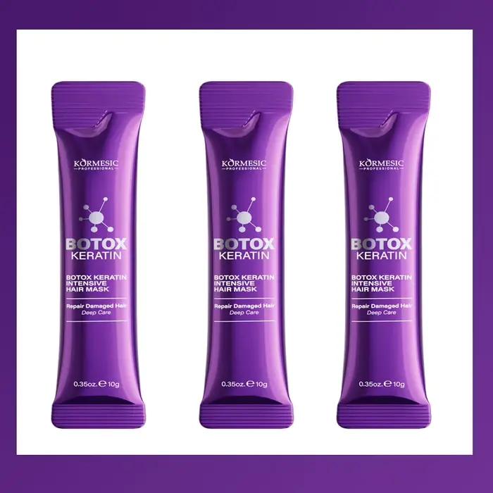 Masque capillaire lissant à la kératine, 250g, restaure la douceur et la brillance des cheveux, répa