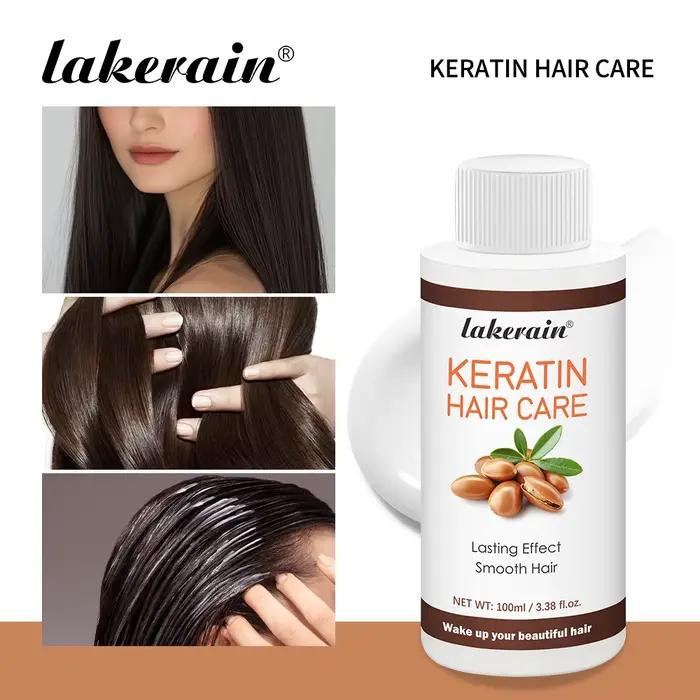 Lotion lissante pour cheveux, traitement professionnel à la kératine, crème lissante, réparation dou