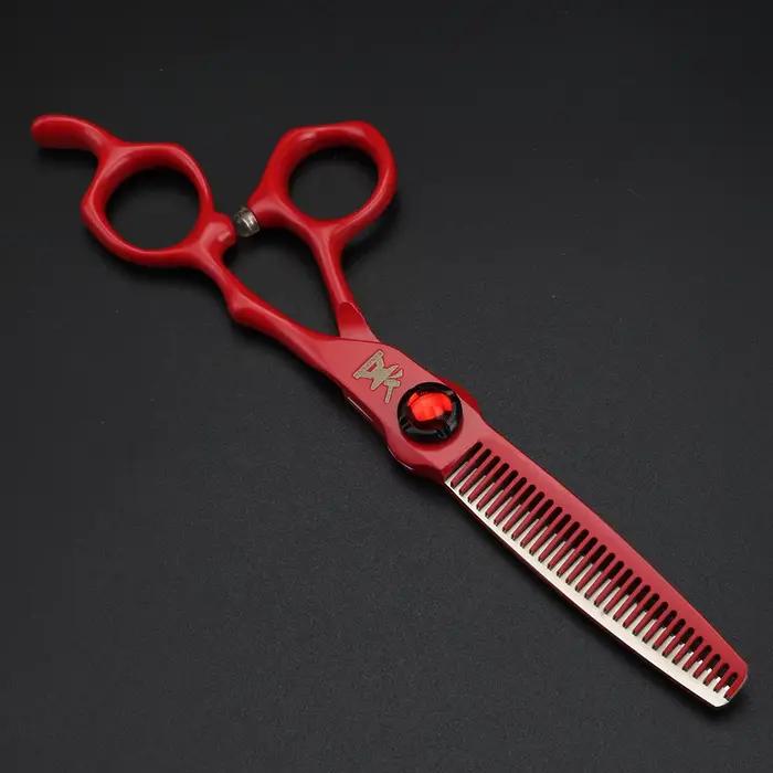 XUANFENG – ciseaux à cheveux rubis de 6 pouces, ciseaux de coupe et ciseaux amincissants entièrement