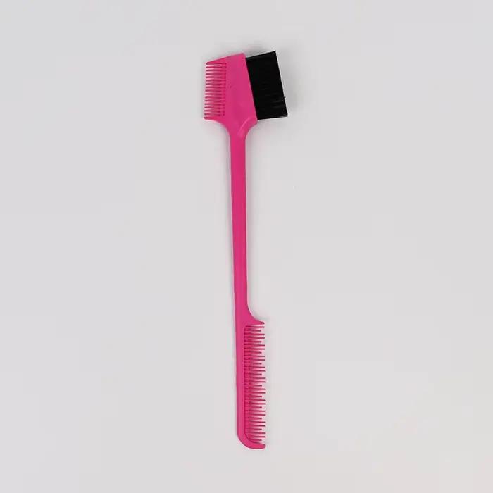 1 brosse à cheveux antistatique en plastique, contrôle à trois côtés, brosse de teinture pour cheveu