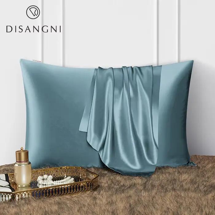 DISANGNI 22 Momme Taie d'oreiller 100 % soie de mûrier naturelle pour cheveux et peau - Pure soie do