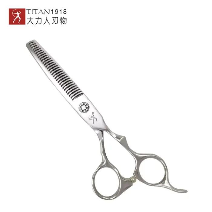 Titan ciseaux à cheveux en acier vg10, fait à la main sharp ciseaux