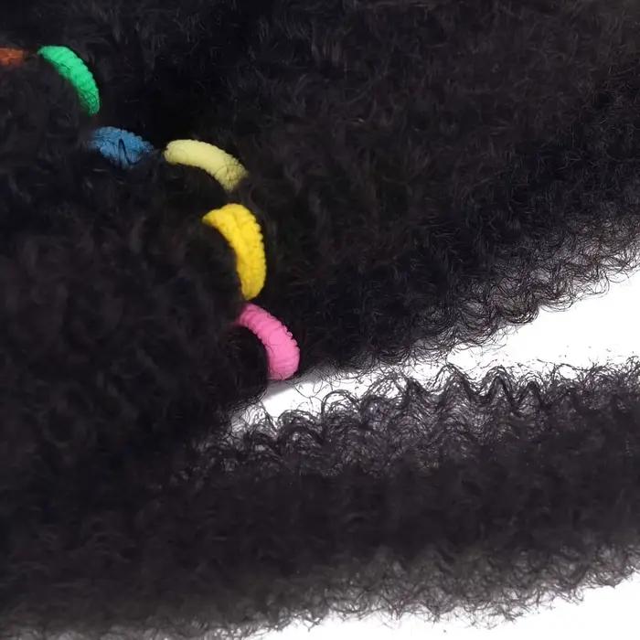 Afro crépus cheveux 12 pouces synthétique pré étiré Afro crépus torsion cheveux Afro tressage cheveu