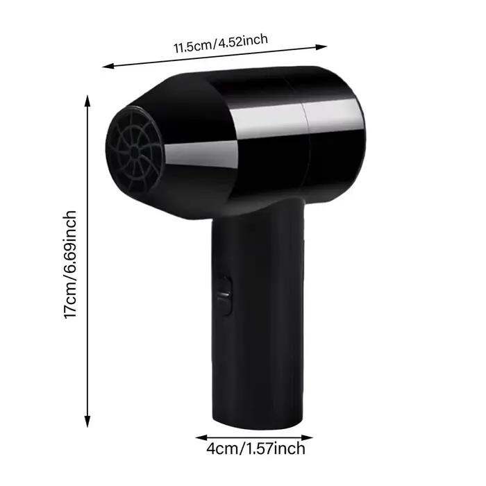 Sèche-cheveux sans fil avec chargeur, Portable, Rechargeable par USB, pour peinture, croquis, salle 