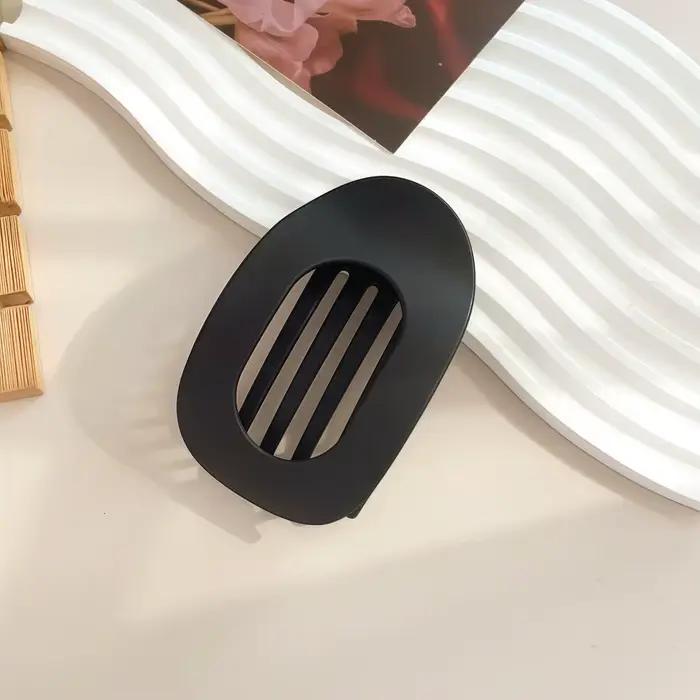 Pince à cheveux PC pour femmes, nouveau Design léopard mat incurvé plat, Barrettes de coiffure en ac