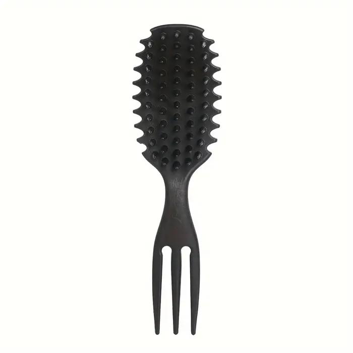 Brosse à cheveux bouclés bonbons 3 en 1, peigne coiffant démêlant doux pour les boucles humides ou s