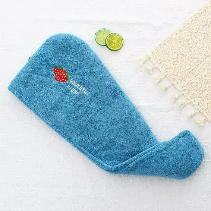 Serviette à séchage rapide pour cheveux, serviettes en microfibre, Anti-frisottis, pour cheveux secs