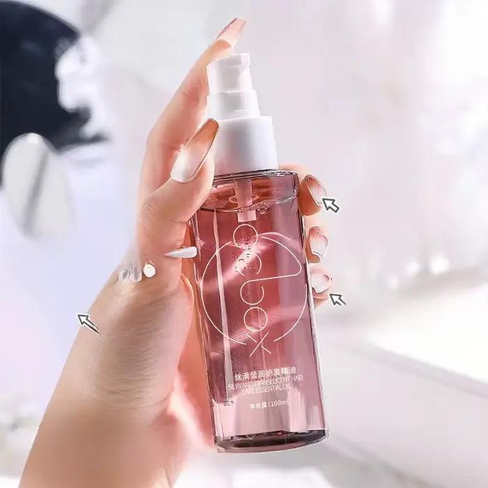 Huile essentielle pour soins capillaires 100 ml, pour cheveux secs, parfum longue durée et huile ess