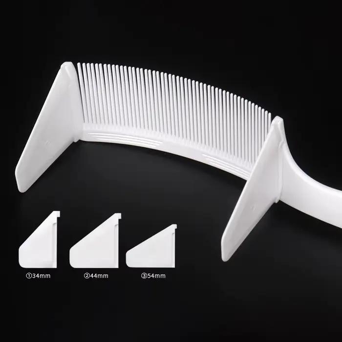 Peigne de positionnement incurvé pour barbier professionnel, 1 pièce, peigne à dessus plat résistant