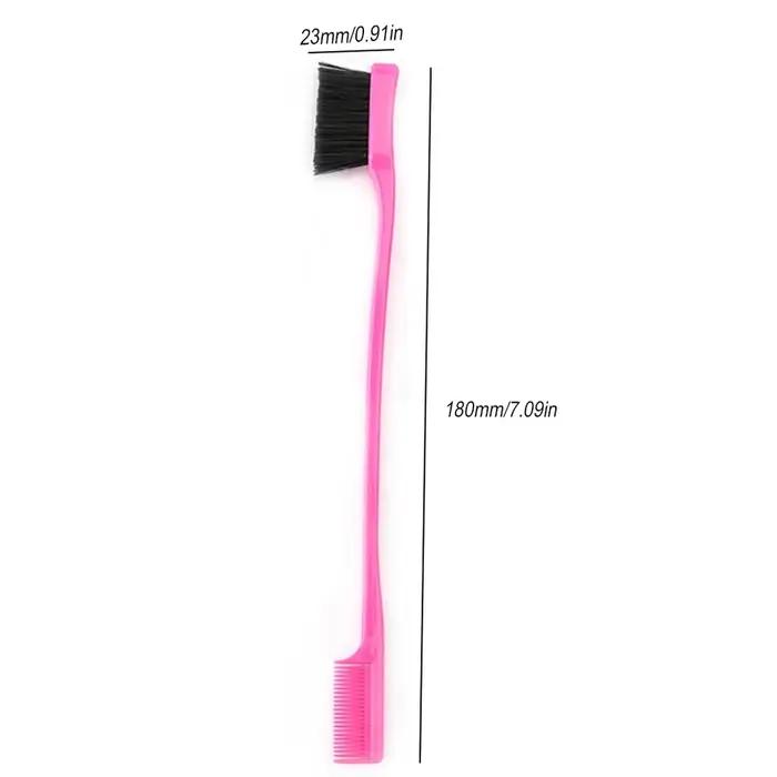 Brosses de contrôle des bords des cheveux Double face, multifonctions, pour un coiffage lisse, des s