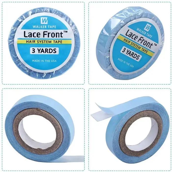 3yard 0.8cm avant dentelle perruque colle Double face ruban colle perruque colle pour ruban Extensio